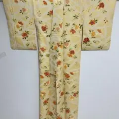 【 最終値下げ 】 絞りのカワイイ　花柄　小紋　着物スキ倶楽部　３８２