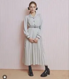 【春物】REDYAZEL バイカラー フリーツシャツワンピース