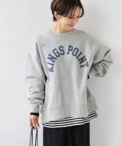 KINGS POINT グレー スウェット トレーナー