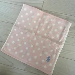 ポロ・ラルフ・ローレン 水玉タオルハンカチ