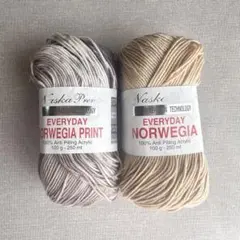 NASKA （ナスカ）エブリデイ ノルウェージア 各色1玉 計2点セット