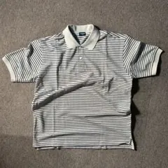 美品 OLD UNIQLO 90s XL ボーダー ポロシャツ 半袖