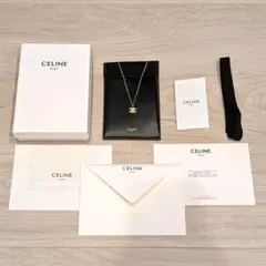 CELINE トリンオフ ラインストーン ネックレスのサムネイル