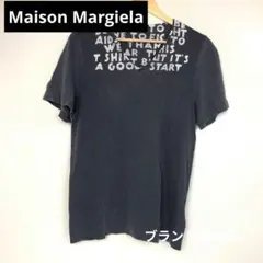 さくら様 Maison Margiela ロゴ Tシャツ 黒 48 ステッチ - メルカリ