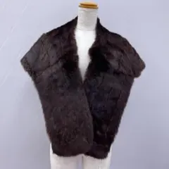 Y★2240★ 茶色 ファー ショール 和装用 成人式 振袖 卒業式