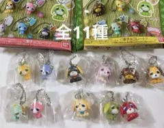 ラスト☆お茶犬　チョコボーロ　ボールチェーン付きマスコットフルコンプ全11種