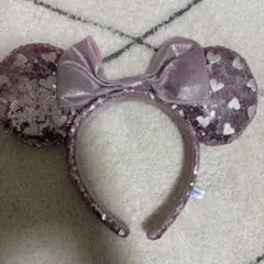 Disney ハート型スパンコールカチューシャ