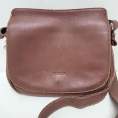 バリー BALLY ショルダーバッグ フラップ式 レザー ブラウン ヴィンテージ
