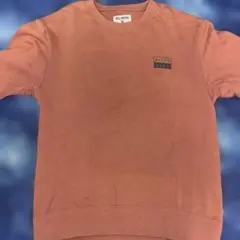 BILLABONG オレンジ クルーネック トレーナー