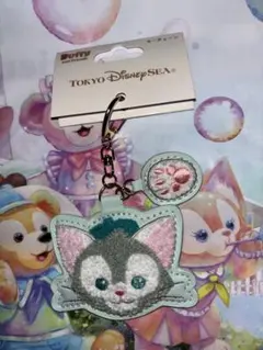 【キーチェーン】ディズニー ジェラトーニ 20周年 カラフルハピネス サガラ刺繍