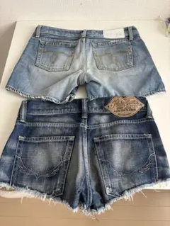 美品　Rodeo Crowns とマウジーデニムショートパンツ 2枚セットのサムネイル