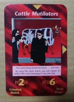 【レア】イルミナティカード Cattle Mutilators