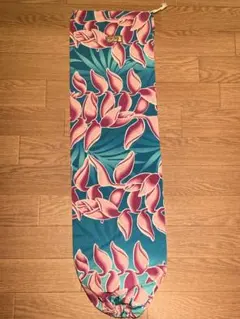 パウスカートケース　緑とピンク花柄