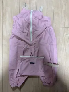 【80〜90センチ】プレイウェア　ピンク　収納ポーチ付きのサムネイル