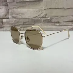 UV99% レプシィム ファッションカラーサングラス 茶系 ボストン型のサムネイル