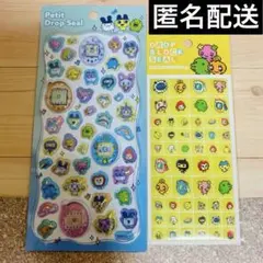 たまごっち ペティットドロップシール ドロップブロックシール タイルシール 2点