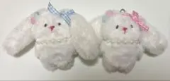 우사기 봉제인형 마스코트 2개 세트