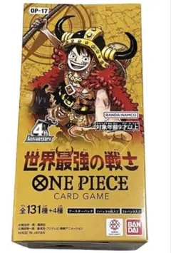 ワンピースカード 世界最強の戦士 1BOX テープカット - メルカリ