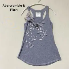【希少】アバクロンビー&フィッチ Y2K 3Dフラワー刺繍タンクトップ XSのサムネイル
