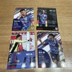 カルビーJリーグチップス 2002年 日本代表 メモリアルカードセット未
