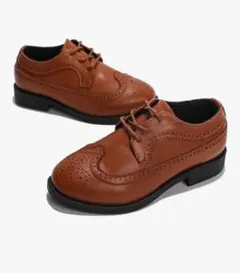 フォーマルシューズ　入学式　発表会　ブラウン　19センチ