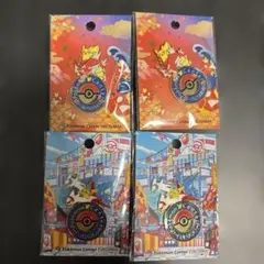 ポケモンセンター フクオカ ヒロシマ ロゴピンズ各2個セット