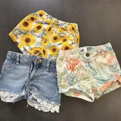 H&M OLD NAVY ショートパンツ 80〜90 3点セット　短パン　保育園