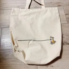 柴犬 イラスト トートバッグ キャンバス地