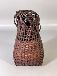 茶道具 竹籠 花篭 花入 N A397 - メルカリ