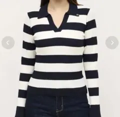 ROYAL PARTY ウォッシャブルスキッパー長袖ニットトップスのサムネイル
