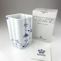 ロイヤルコペンハーゲン　ブルーパルメッテ　フラワーベースのサムネイル