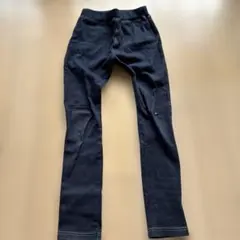 ダークブルー スリムフィットパンツ 130