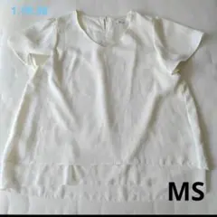 MEW'S REFINED CLOTHES 半袖 ブラウス ホワイトのサムネイル