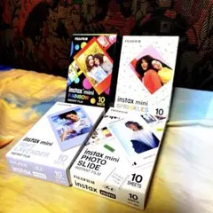 【新品】FUJIFILM instax mini チェキフィルム ×4個セット