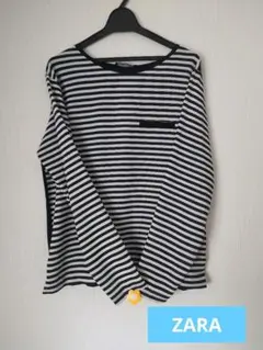 ZARA　ボーダー柄　トップス
