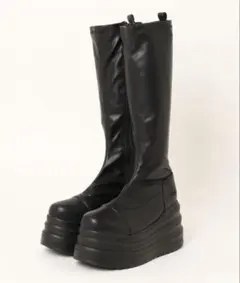 「YOSUKE/ヨースケ」厚底ストレッチロングブーツ