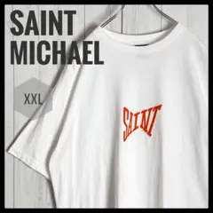 175　【希少サイズ】　SAINT Mxxxxxx ロゴTシャツ　XXL 白のサムネイル