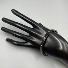 ウェルチ スチール レザーブレスレット S.steel - メルカリ