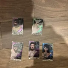 サイン入りトレーディングカード 5枚セット