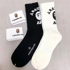APE エイプ アベイシングエイプ メンズソックス スニーカーソックス ！靴下のサムネイル