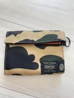 A BATHING APE× PORTER 財布 コラボ ウォレット - メルカリ