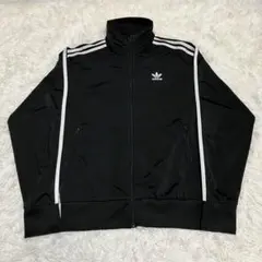 《美品M人気早い者勝ち》アディダストラックジャケットファイヤーバードブラック