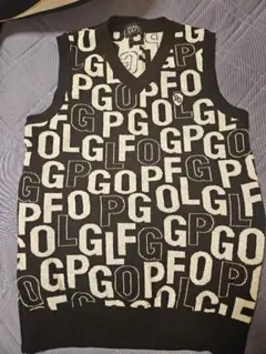 PEARLY GATES ロゴ入りベスト サイズM