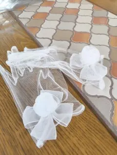 ホワイトウェディンググローブ