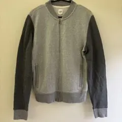 GAP スウェット ブルゾン グレー Mサイズのサムネイル