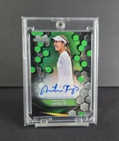 topps Martina Hingis auto マルチナ・ヒンギス シリアル
