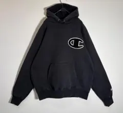Champion チャンピオン　ヘビーウエイト　刺繍ロゴ　裏起毛　パーカー