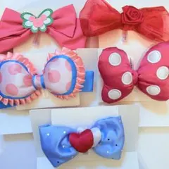 ディズニー ミニー リボン ヘアゴム コンプリート2026 5種セット 台