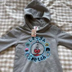 う*ー様 ラフスケッチ フード付きパーカー 100cm以上 グレー