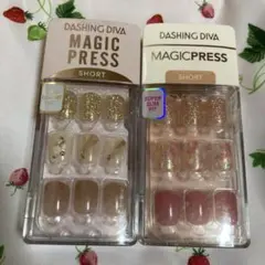 ダッシングディバDASHINGDIVAマジックプレスハンド　ショートスクエア